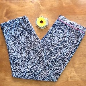 Celestial Dreams, leopard print,  sleep pants. Size M